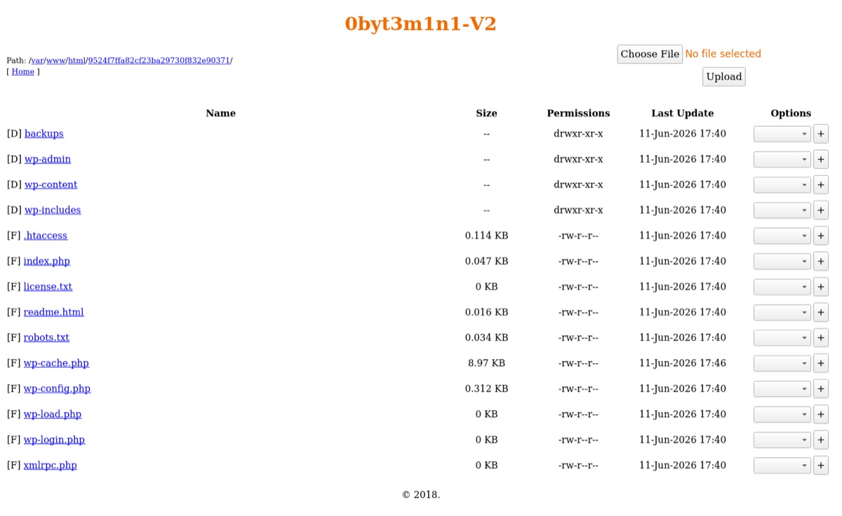 0byt3m1n1-V2 panel